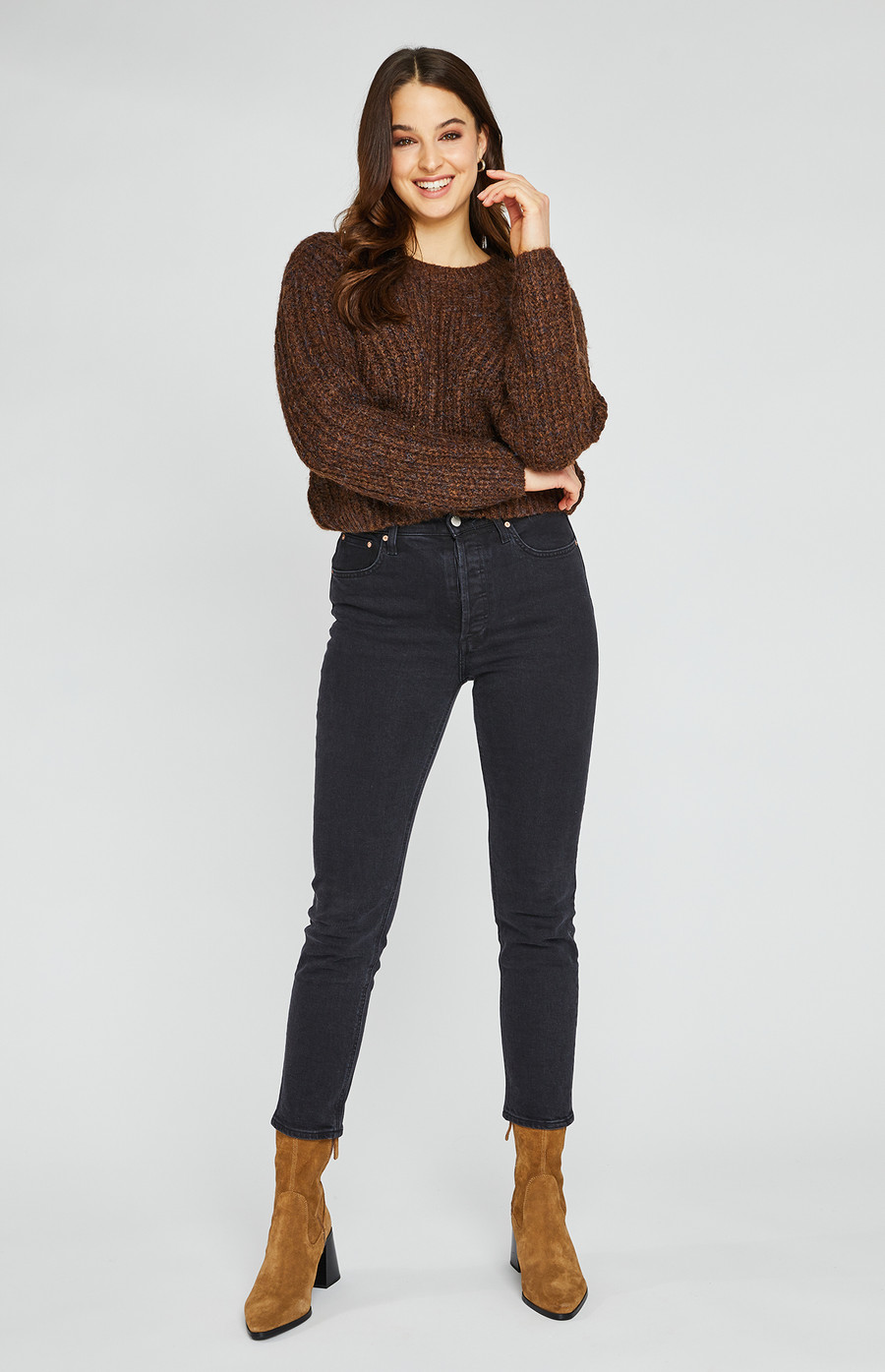 Carnaby Pullover {Coffee Brown}