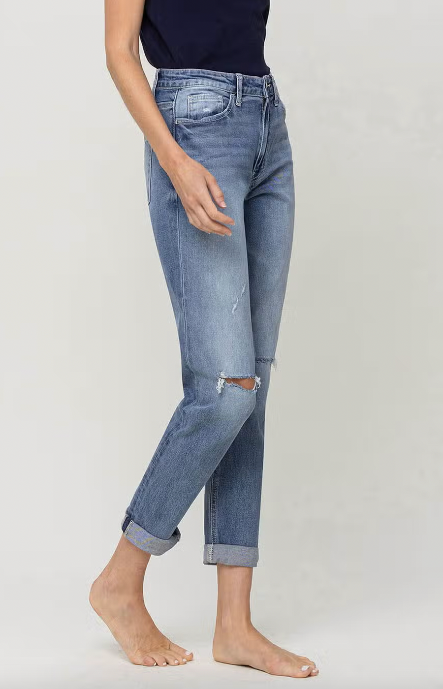 Stretch Mom Jean {Cotton Candy}