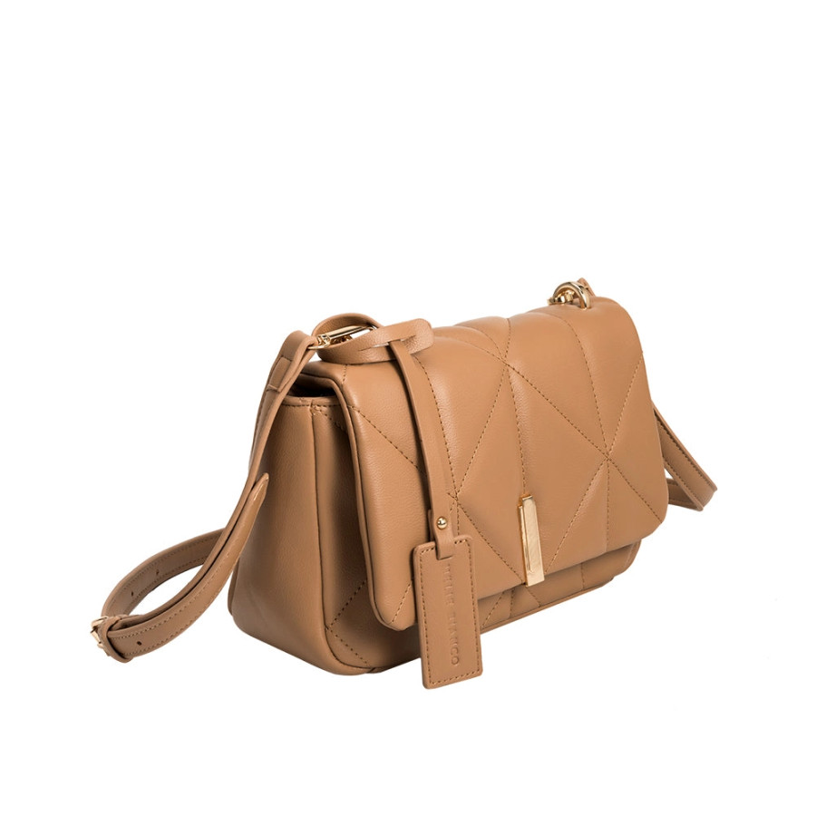 Taylor Quilted Crossbody {Camel}