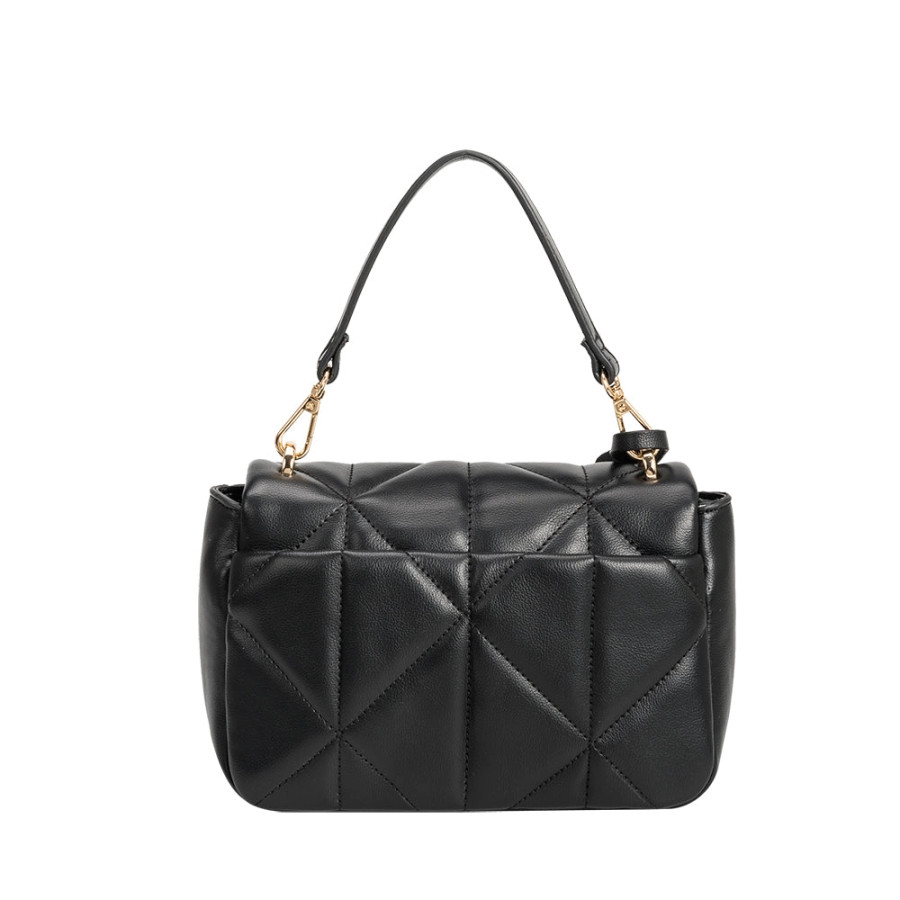 Taylor Quilted Crossbody {Black}