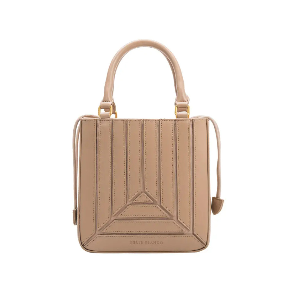 Corey Accordion Crossbody {Nude}