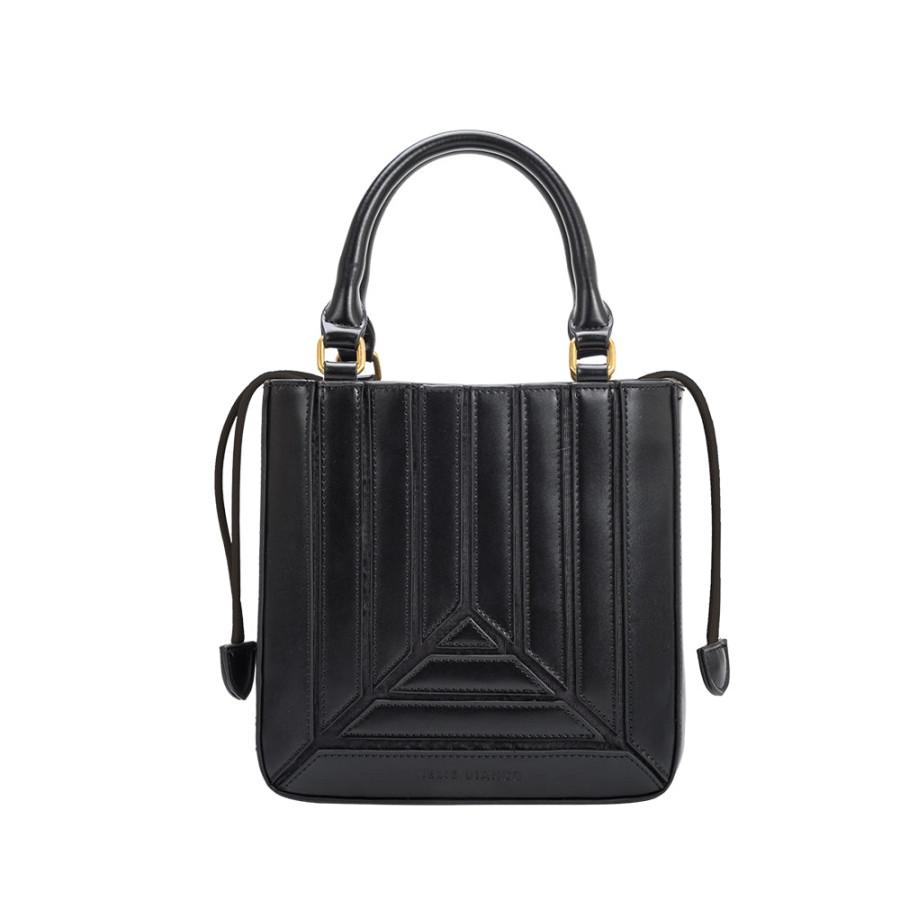 Corey Accordion Crossbody {Black}