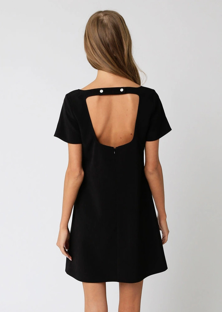 Denita Mini Dress {Black}