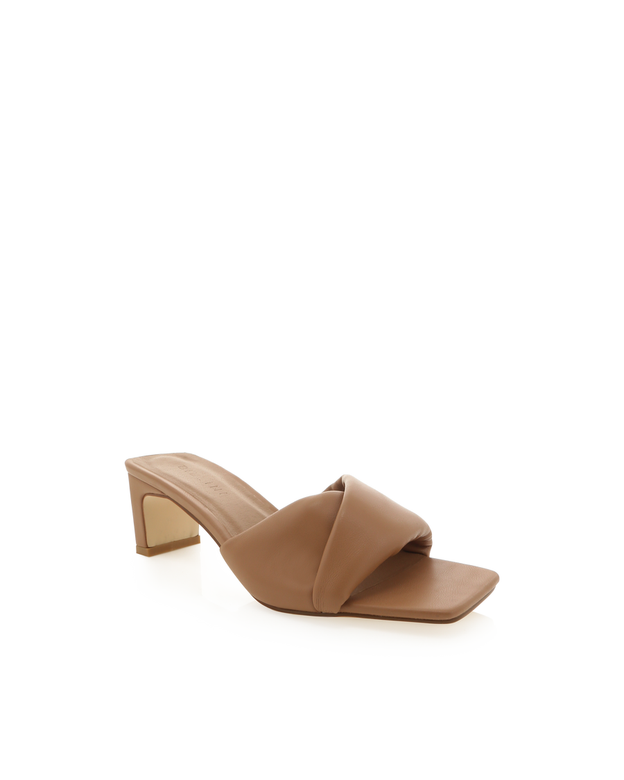 Taya Twist Heel {Coffee}