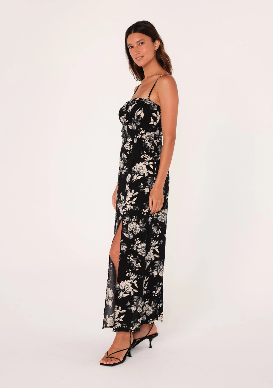 Ainsley Dress {Black Floral}