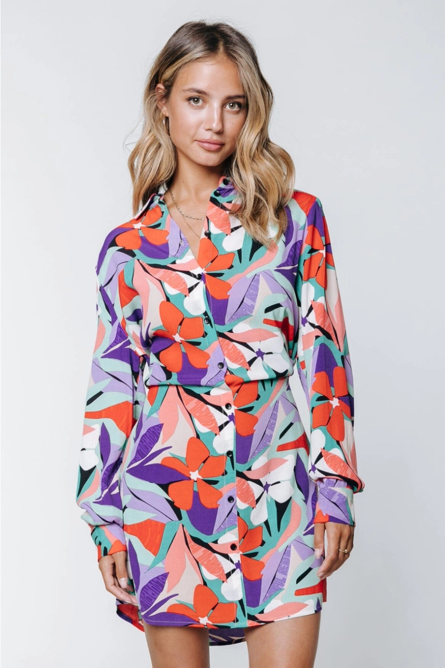 Nina Shirt Dress {Multi Tropic}