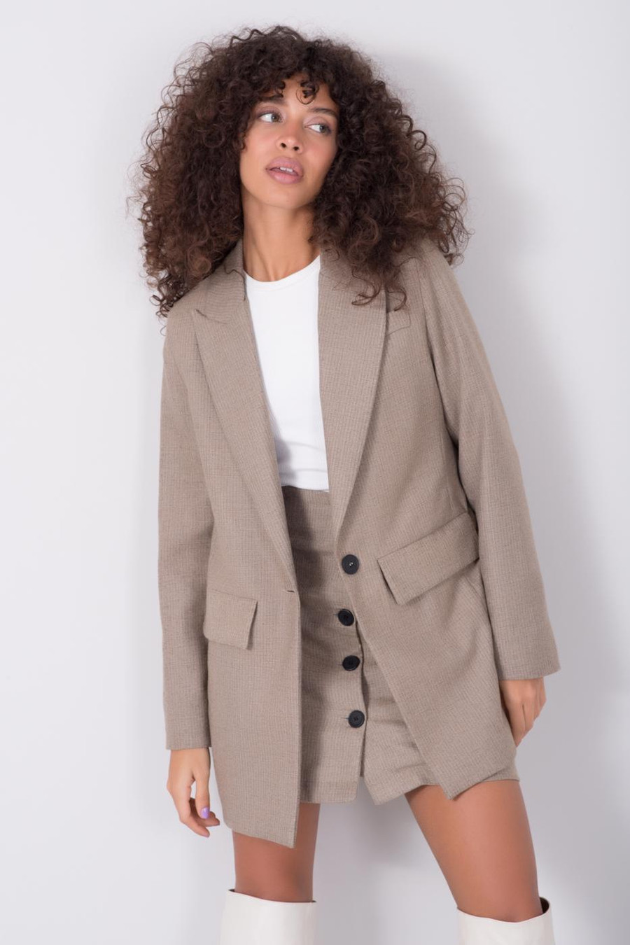 Mandi Blazer {Mink}