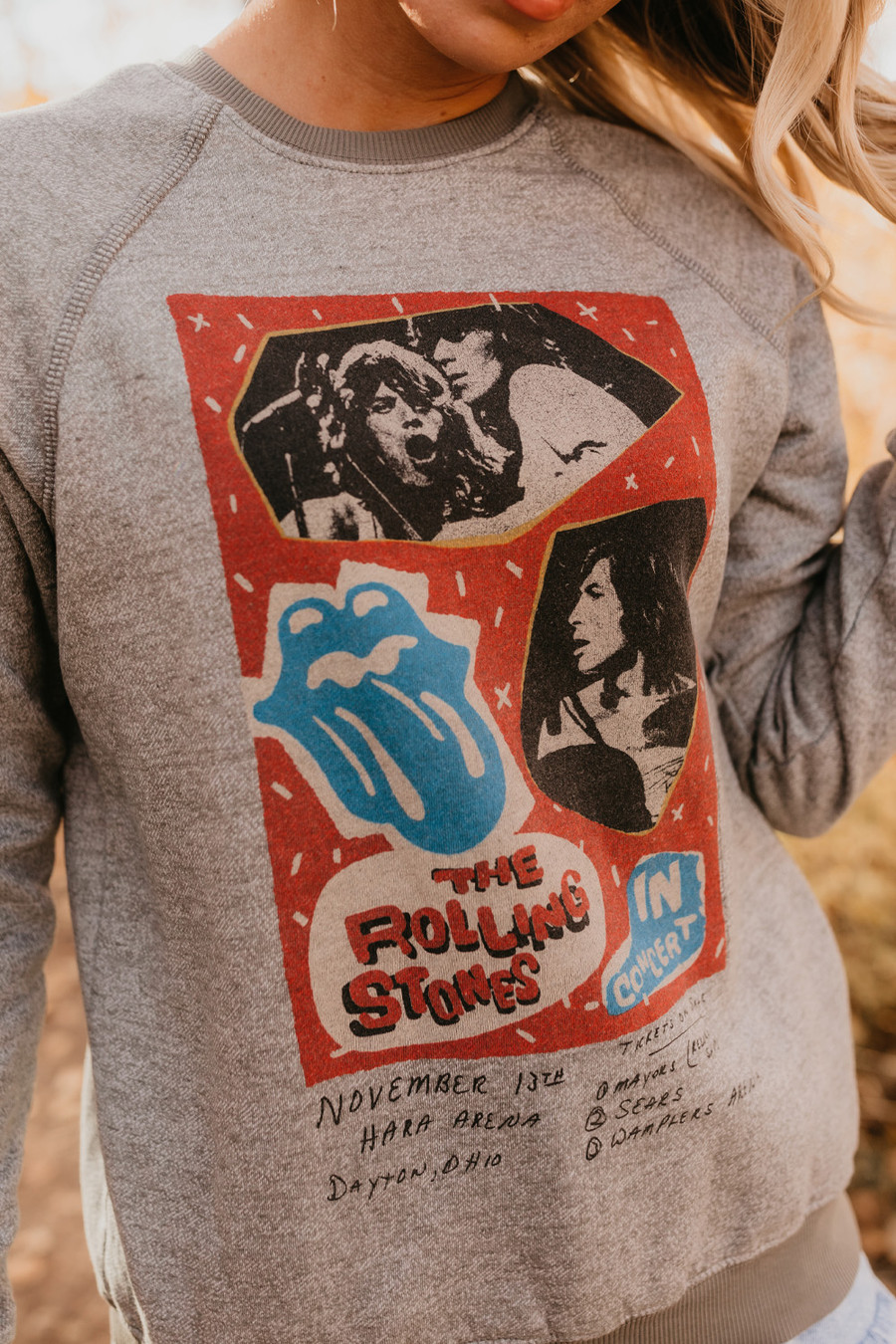 Rolling Stones Fleece PO {Grey}