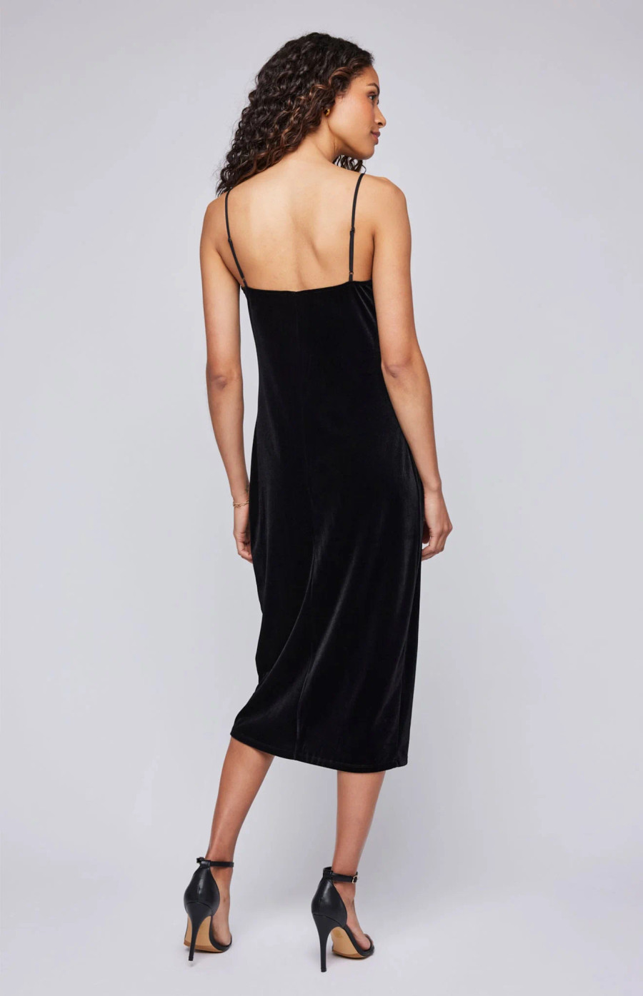 Jolene Velvet Dress {Black}
