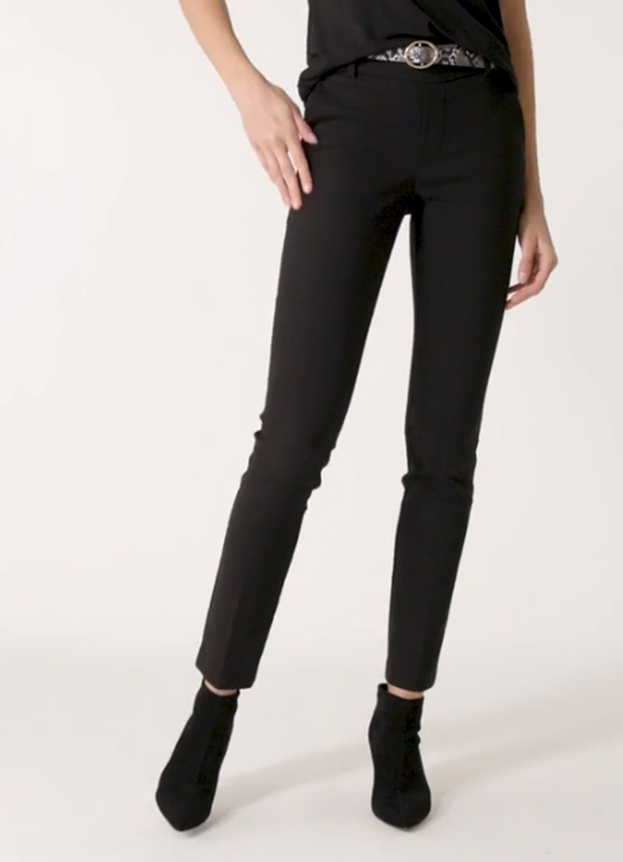 Snakey Belt Straight Pant {Blk}