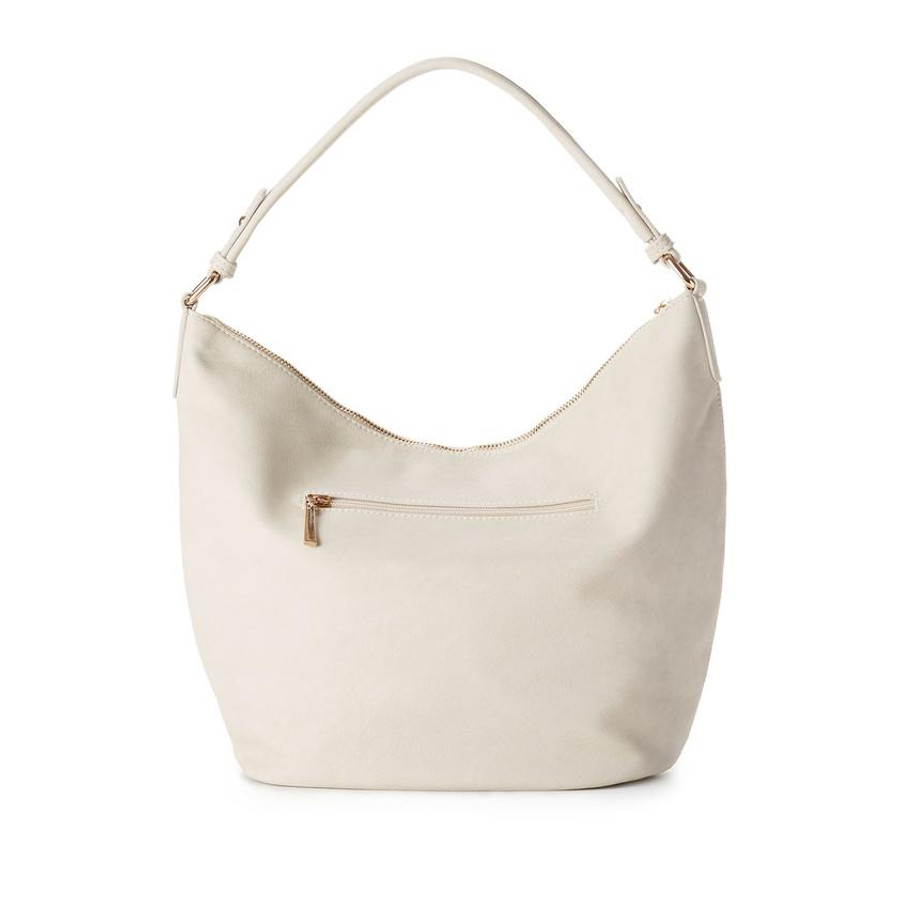 Amy Hobo Handbag {Ivory}