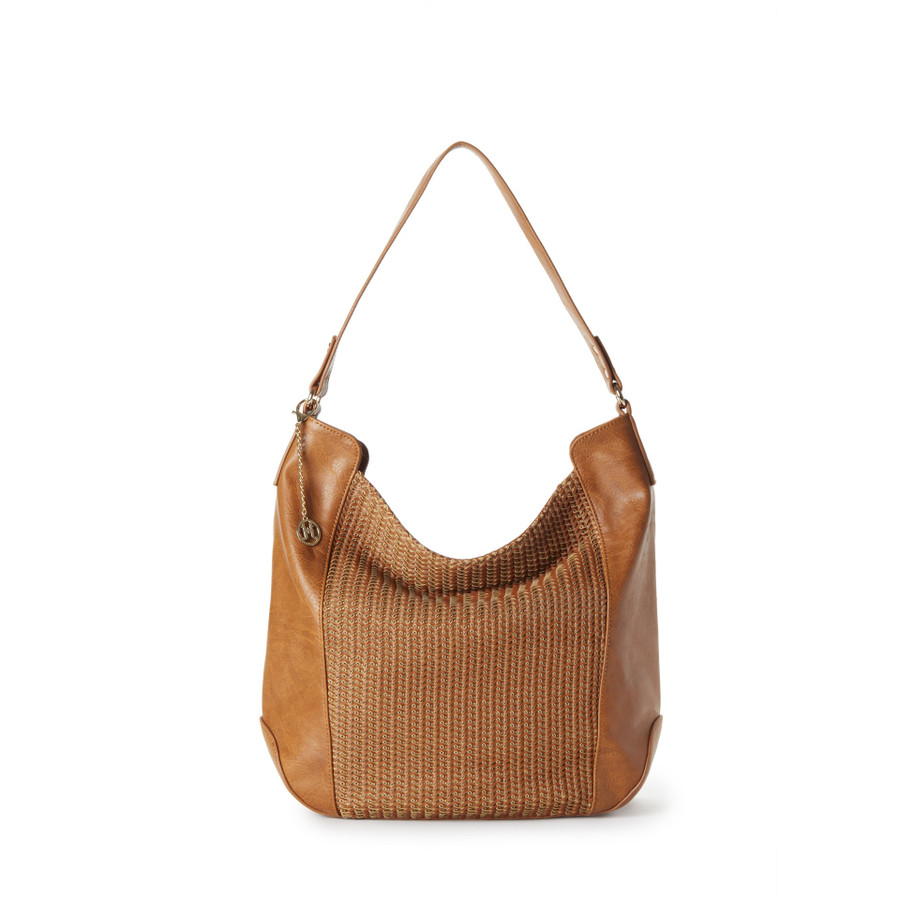 Gabriella Woven Hobo {Caramel}