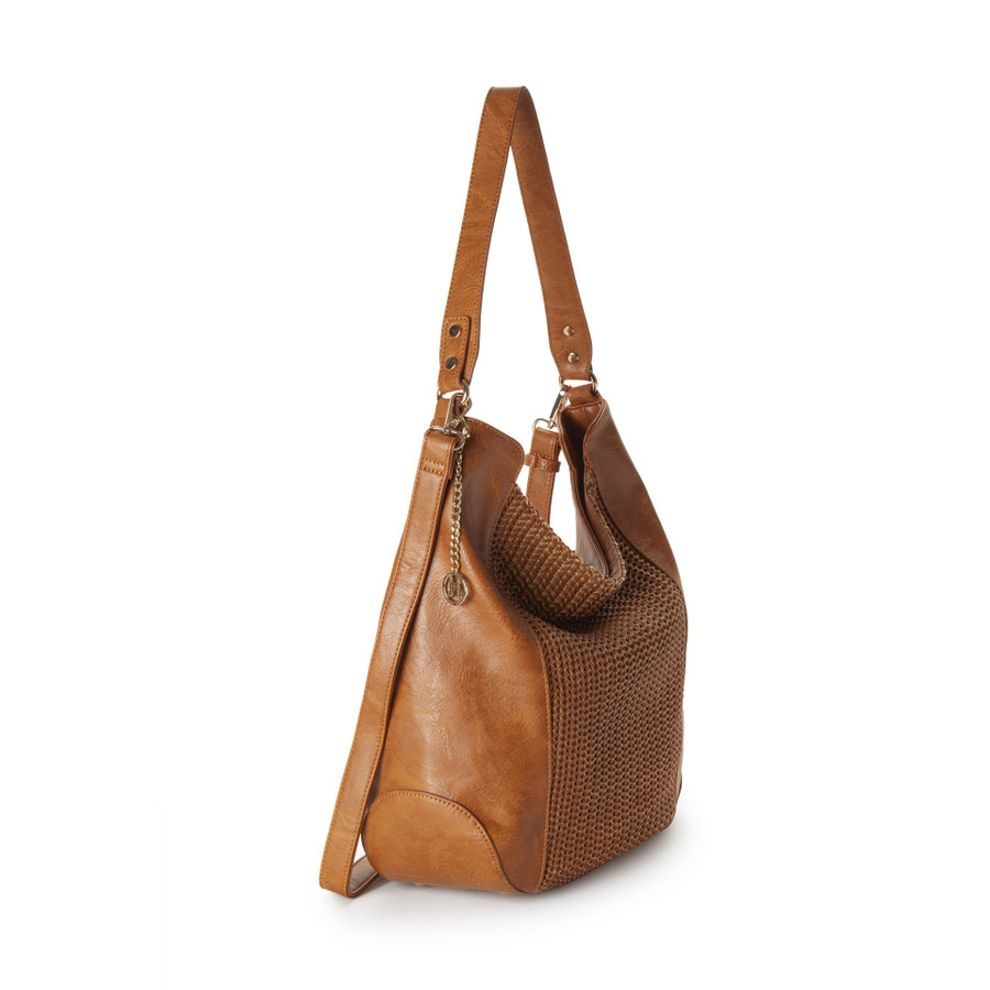 Gabriella Woven Hobo {Caramel}