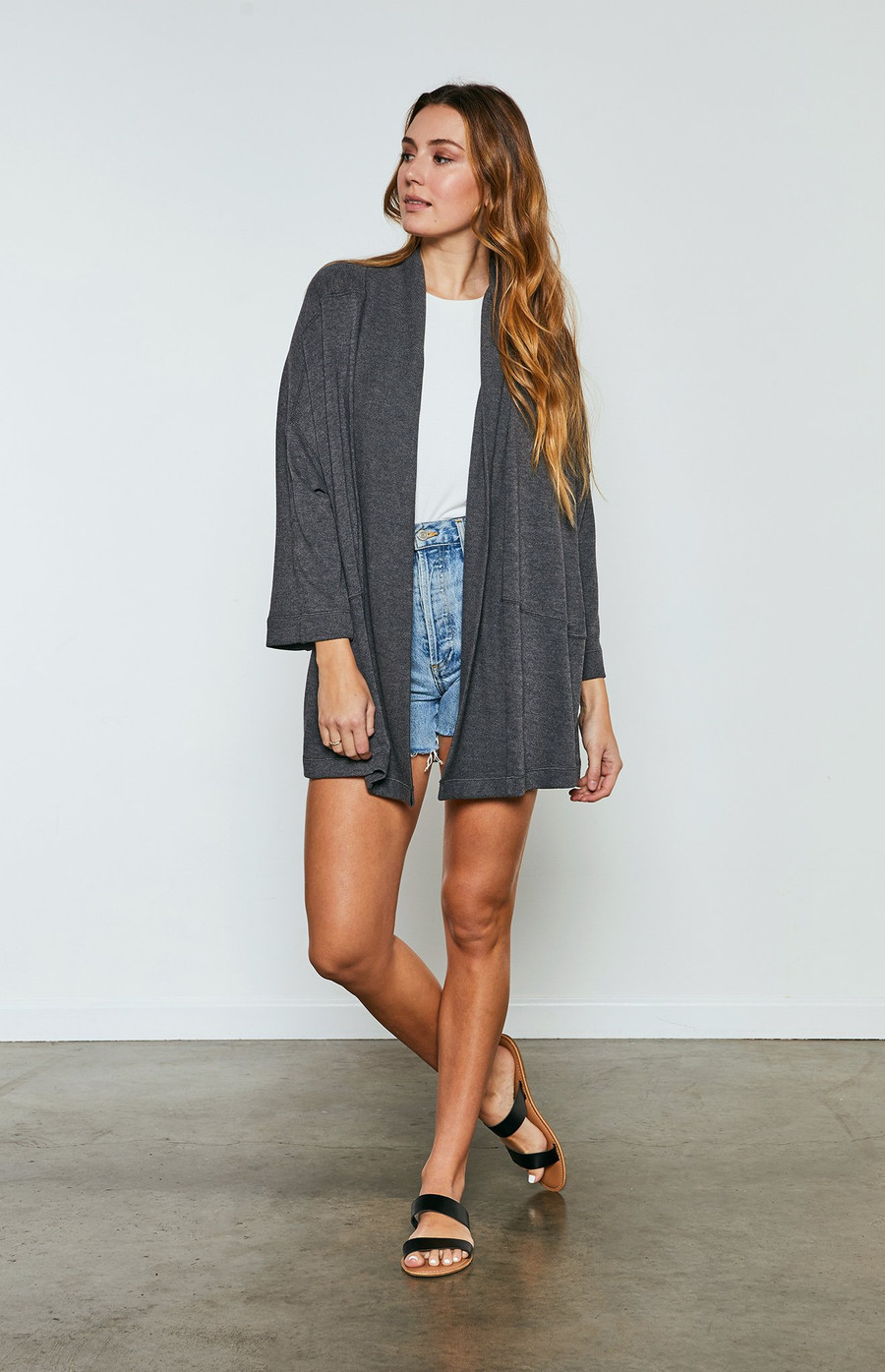 Seneca Cardigan {Charcoal}