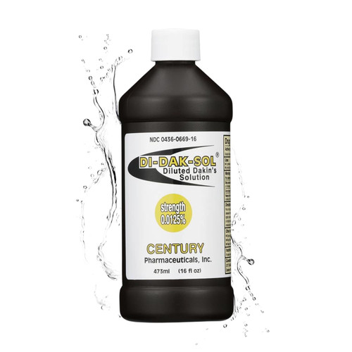 Dakin's Diluted "Di-Dak-Sol" (Case of 8 - 16oz Bottles)