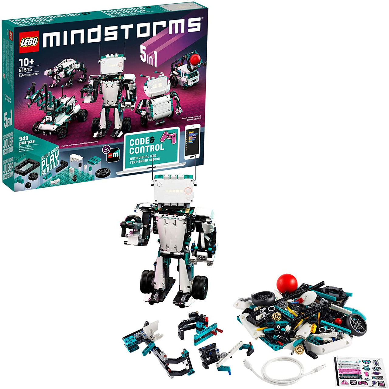 51515 Parts List Lego 51515 Mindstorms Robot Inventor Robot