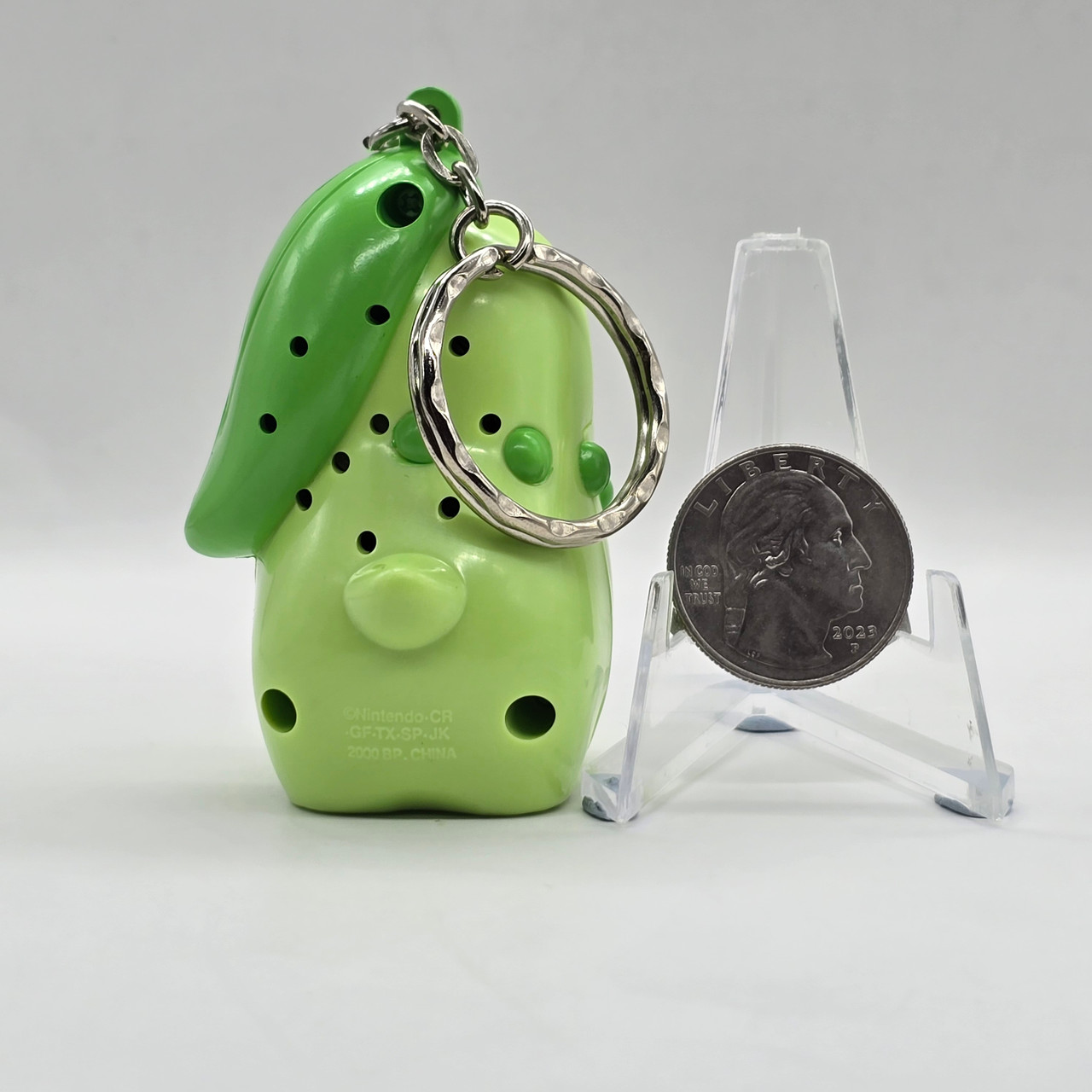 Pokemon Series Talking Mini Figure Keychain - Chikorita (WORKS