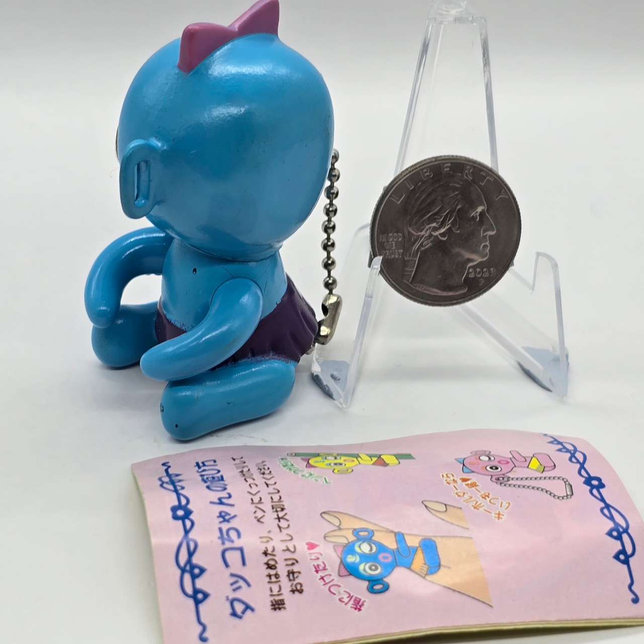 Deco chan Dakko Chan Mini Figure Keychain Charm Strap (ADHESIVE ON EYES IS