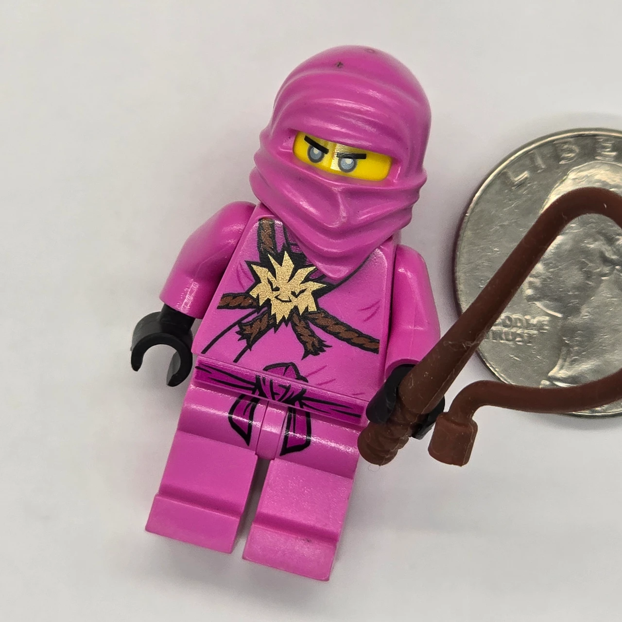 Lego Ninjago Series Mini Figure - Avatar Pink Zane (WRONG WEAPON ...