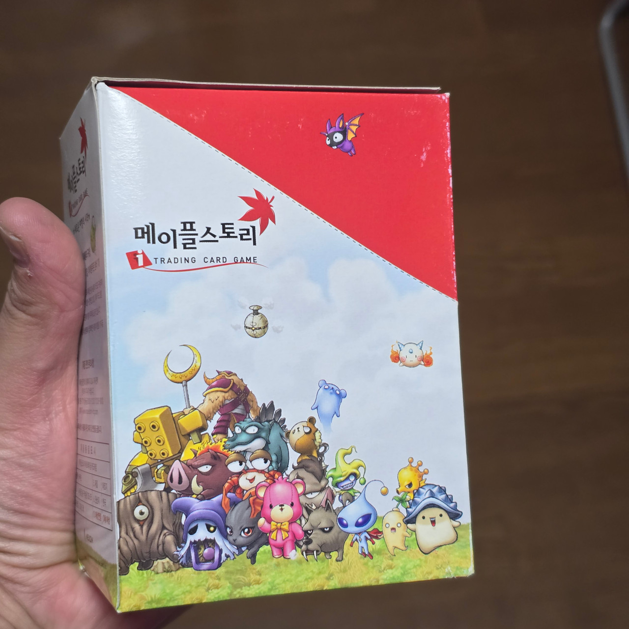 1x Box of Korean Maple Story Trading Card Game Booster Packs (20