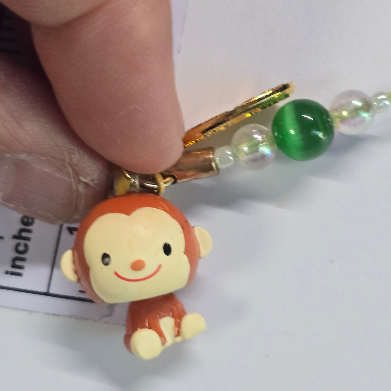MONKEY MONK MONK Mini Figure Keychain Charm Strap - 20260109
