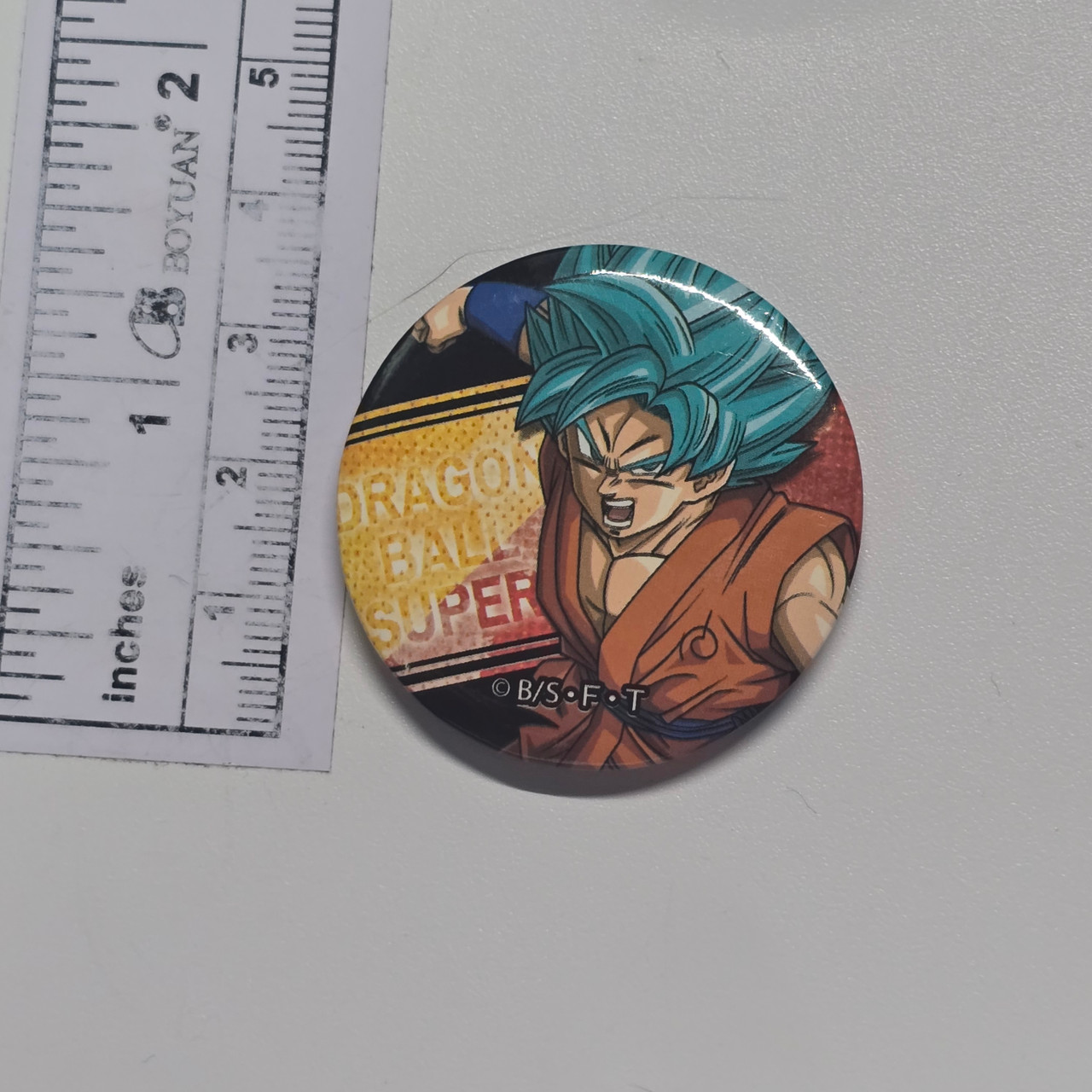 Dragon Ball Super Series Plastic Clip-On Pin Can Badge - SSGSS Goku ...