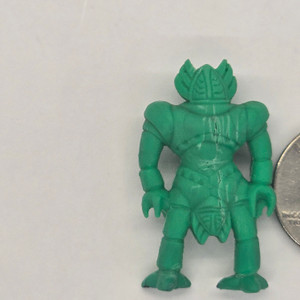 Unknown Mech or Monster Dude - Green (SLICE DAMAGE ON FRONT AND BACK) - 20240926 - RWK428 Unknown Mech or Monster Dude - Green (SLICE DAMAGE ON FRONT AND BACK) - 20240926 - RWK428
