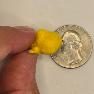 Chompin Granny Mini Keshi Pencil Topper Yellow 20240520B RWK342