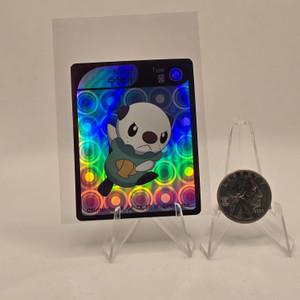 Korean Pokemon Shiny Sticker Card (Harim Chicken) (2022) Oshawott 20240518 BNDR