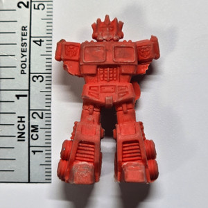 Transformers Decoy Keshi - Red - Optimus Prime (ARMS MISSING & DAMAGED) - 20250620 - RWK538 Transformers Decoy Keshi - Red - Optimus Prime (ARMS MISSING & DAMAGED) - 20250620 - RWK538
