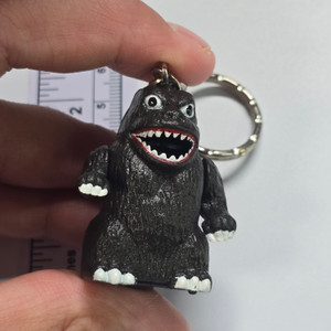 Radioactive Lawsuit Lizard Plastic Mini Figure Mouth Sparker Keychain (MOUTH SPARKS WORK, BUT BARELY) - 20251117 - RWK573