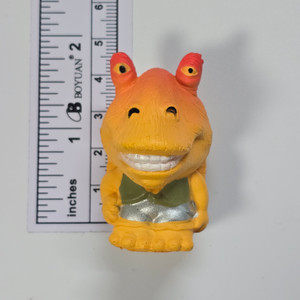 Vintage BOOTY BOOT Star Wars Episode I: The Phantom Menace Sofubi Finger Puppet Mini Figure - Jar Jar Binks - 20251223