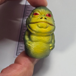 Vintage BOOTY BOOT Star Wars Episode I: The Phantom Menace Sofubi Finger Puppet Mini Figure - Jabba the Hutt - 20251223
