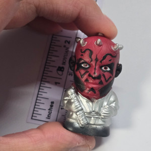Vintage BOOTY BOOT Star Wars Episode I: The Phantom Menace Sofubi Finger Puppet Mini Figure - Darth Maul - 20251223