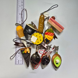 Miscellaneous Food Mini Figure Keychain Charm Strap Lot - 20260115 - RWK596