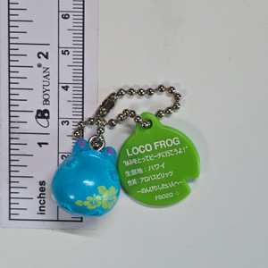 Loco Frog Mini Figure Keychain Charm Strap - 20260116 - RWK596