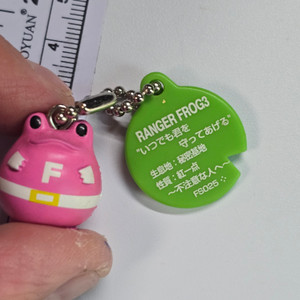 Ranger Frog3 Mini Figure Keychain Charm Strap - 20260116 - RWK596