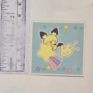 Pokemon Peaceful Place Japanese Wafer Snack Sticker - Pichu & Milcery - 20260306