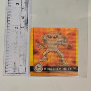 Pokemon Action Flipz Premier Edition Artbox Lenticular Square Card - Hitmonlee - 20260306 - BKSHFDRW