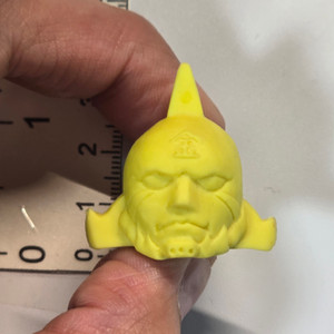 Kinkeshi - Yellow - Gold Mask Pencil Topper - 20260331