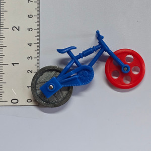 Plastic Bike w/ Metal Wheel Pull Cord Toy (MISSING PULL CORD) - 20260506 - RWK643