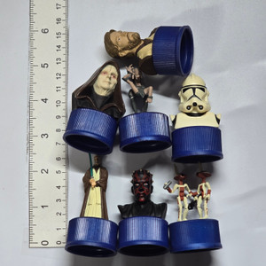 Retro Market Leftovers Discount Lot - Star Wars Bottle Topper Mini Figures - 20260605 - RWK622