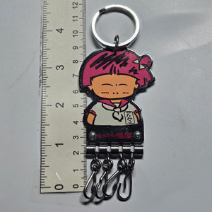 Rad Ass Tokyo Girl Metal Keychain (SCRATCHED UP, BUT STILL RAD AS FUCK) - 20260710 - RWK671