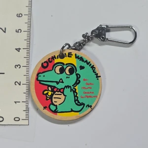 Cute Crocodile Homie Wooden Keychain - 20260825