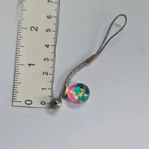 Tiny Fancy Rock & Bell Keychain Charm Strap - 20260910