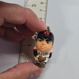Japanese Baseball Player Keychain Charm Strap Mini Figure - 20260914