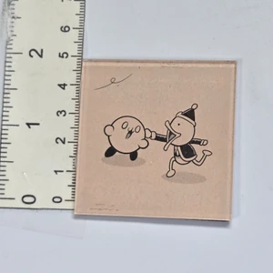 RWK Homemade Square Magnet - Kirby & King Dedede - 20260916