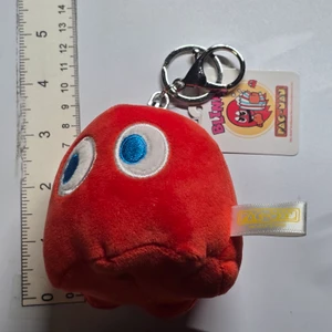 Pac-Man Official Korean Plushies Keychain - Blinky - 20260921