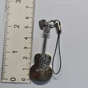 Guitar Metal Keychain Charm Strap - 20261016
