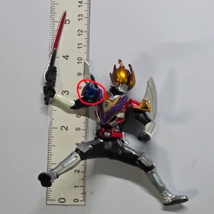 Kamen Rider Series Hero Mini Figure (MISSING LITTLE FOOT CLIP, BUT CAN KINDA STAND) (MISSING SMALL BLADE PIECE ON SHOULDER) #03 - 20261022